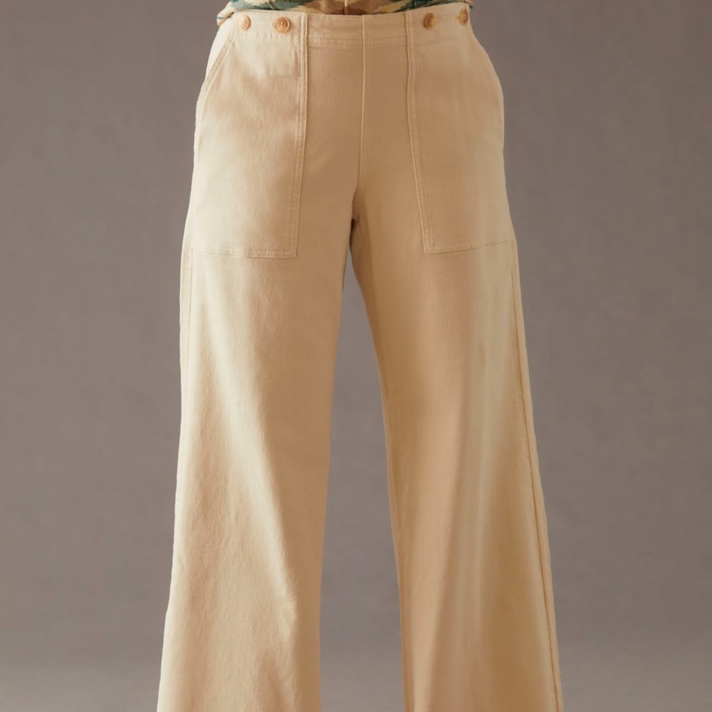 The Kit High-Rise Wide-Leg Utility
Trousers by Pilcro - Picture 4 of 6